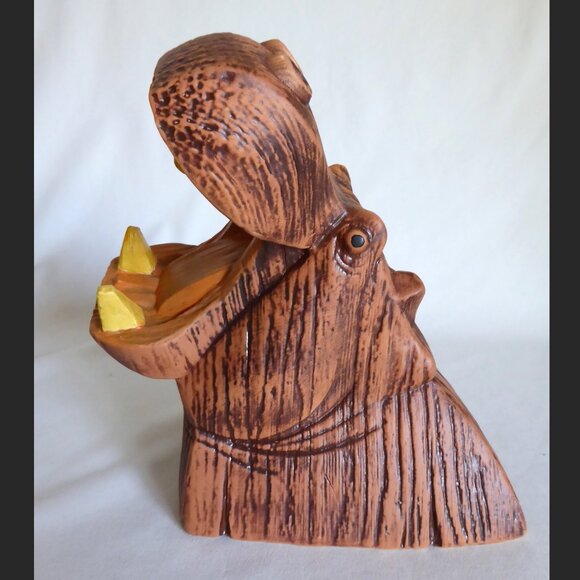 NEW 2022 DISNEY WHITTLE HIPPO JUNGLE CRUISE CERAMIC TIKI MUG TIKILAND TRADING CO - Picture 3 of 13